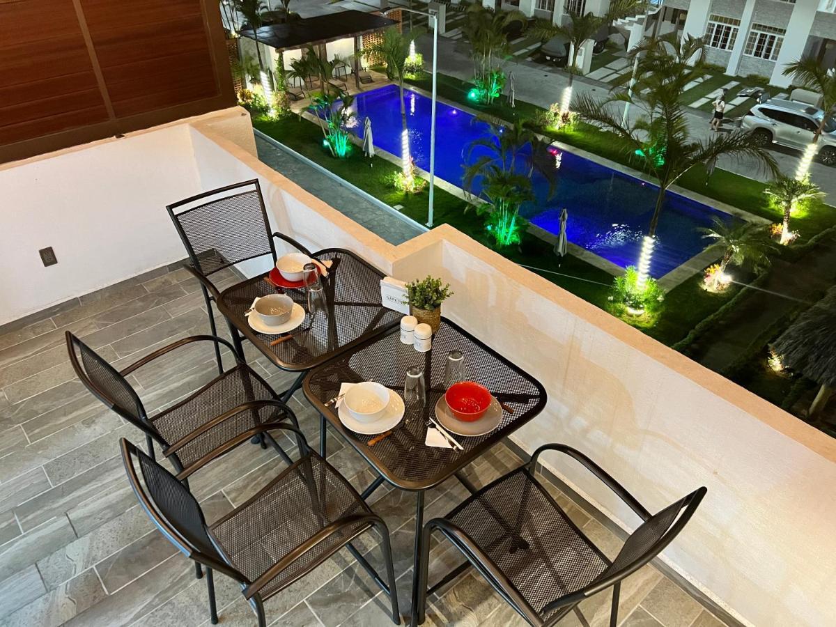 Apartamento Penthouse Manzanillo exclusivo con alberca Exterior foto